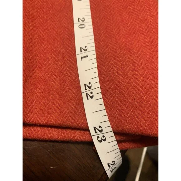 J. Crew Orange Cropped School Boy Blazer Size S - Picture 7 of 9